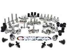 Yamaha FZR400R 1990 large headed stainless steel screen fairing cover bolts kit