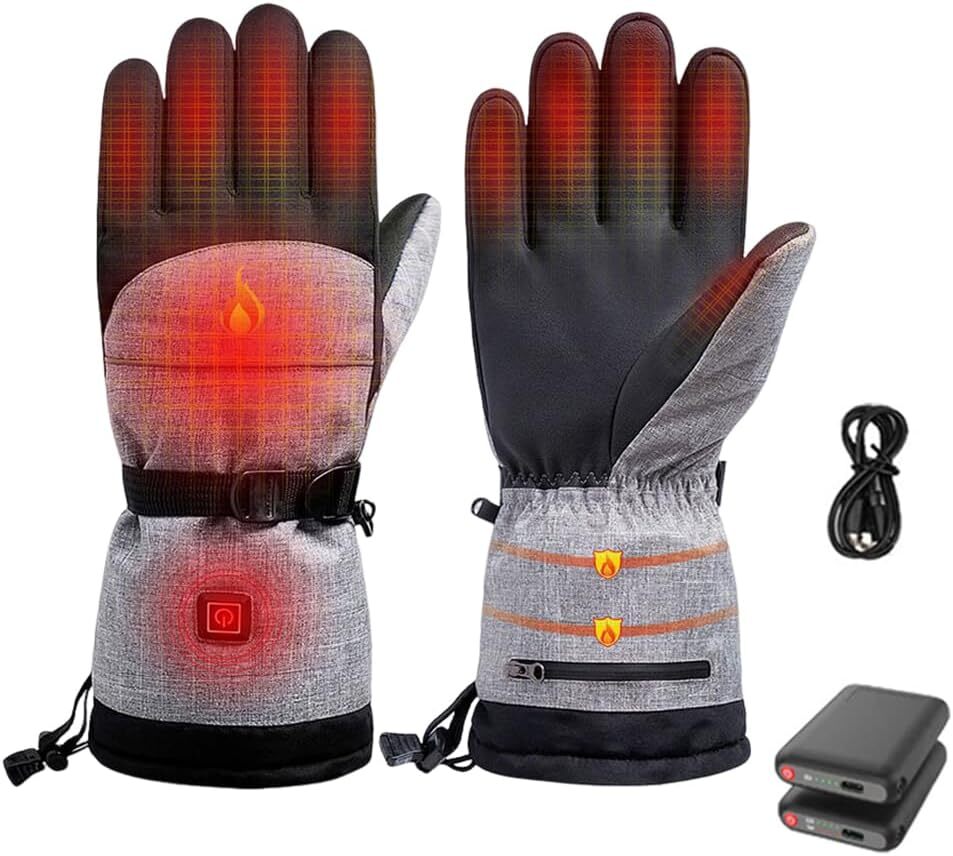 Electric Heated Gloves Heated Socks Rechargeable Battery Winter