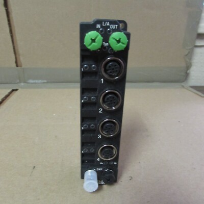 BECKHOFF, EP2624-0002, EtherCAT BOX, 4-CH RELAY OUTPUT, M12 BLOCK, MAKE OFFER!