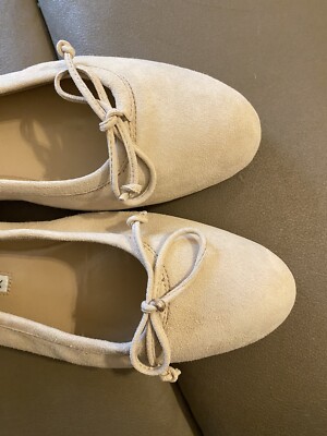 Manolo Blahnik Veralli Suede Ballet Flats Size 37/7 . | eBay