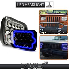 2pcs 5x7 7x6 Led Projector Headlight Drl Fit Jeep Cherokee Xj Yj Ford Gmc