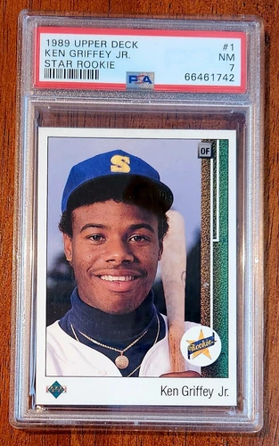 1989 Upper Deck #1 Ken Griffey Jr. PSA 8
