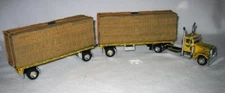 1/64 DCP69-1815 2024 TT&C Show Truck 379 Pete Day Cab Single Axle Hay Loads