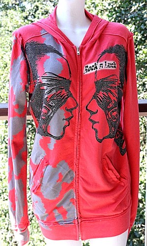 Rock n Luck Zipped Up Hoodie Dress 