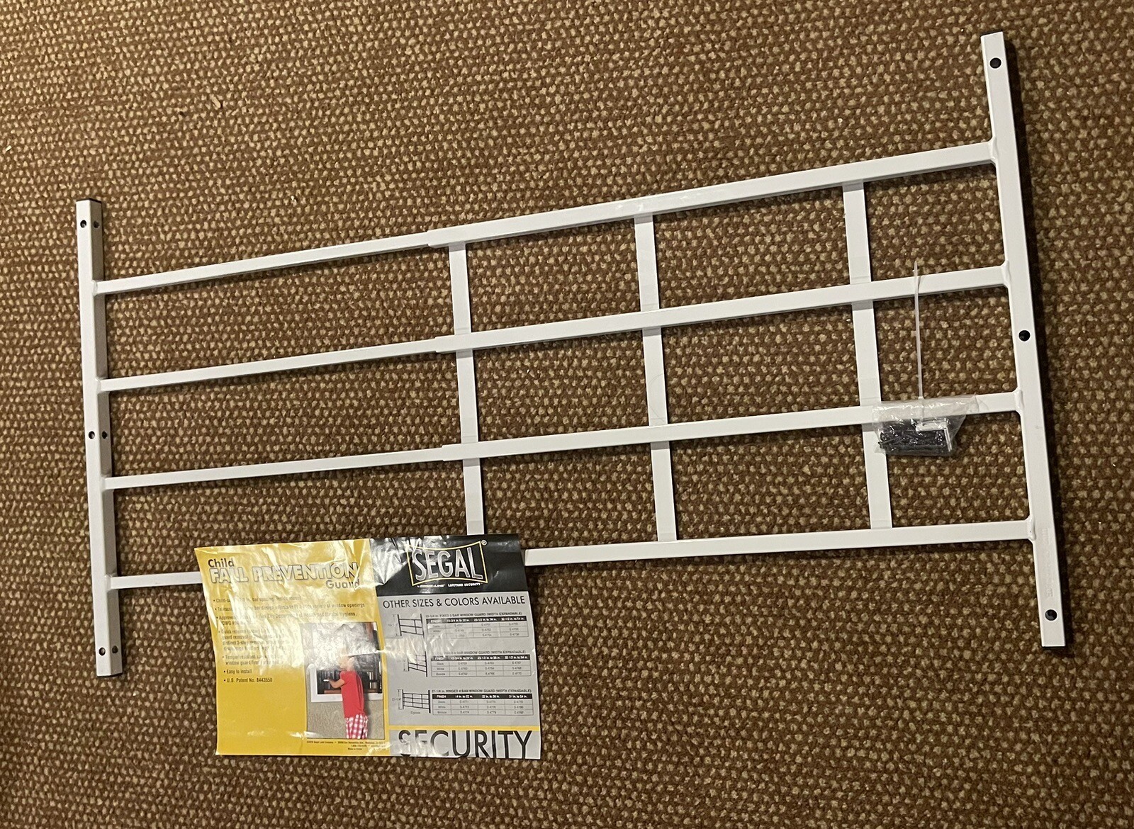 Fixed Window Guard Segal S 4764 Fixed Adjustable Child Safety Window Guard 21.25” X 23.5 ...