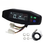 Moto Speedometer Oil Gauge Tachometer Universal Digital Meter Instrument Cluster