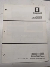 INGERSOLL CASE TRACTOR OPERATORS MANUAL S R P N M 90 9-51247 BOOK LAWN SWEEPER