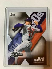 2020 Topps Series 1 Decade of Dominance Die Cut Roger Clemens #DOD-6 Red Sox