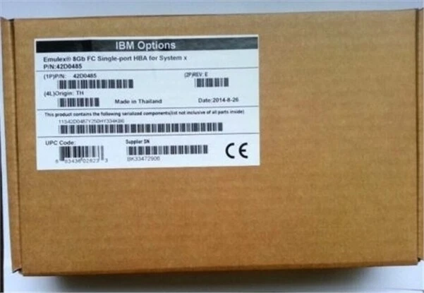 1Pcs New Ibm 42D0485 42D0487 42D0491 8Gb Pcie Hba Single Port Fibre Card cp - Image 2 of 2