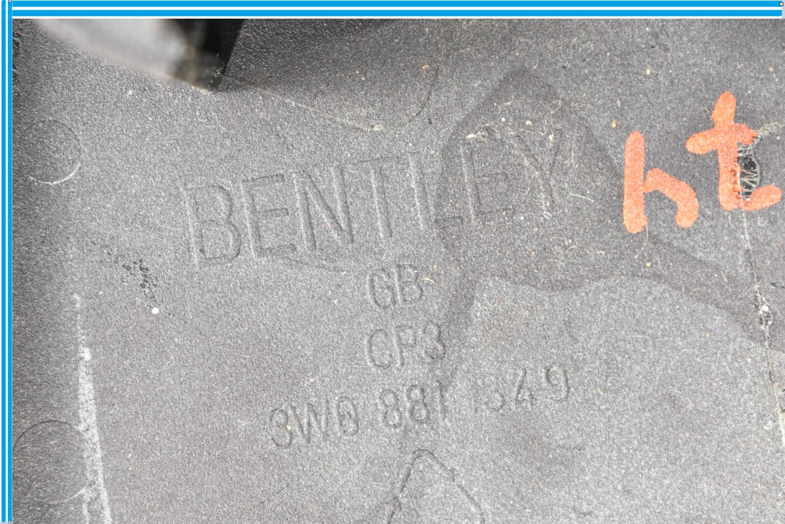 Bentley Continental 2005 Front Left Trim cover P/N 3W0881349