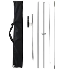 Feather Flag Pole Kit for Swooper Flag 8FT Swooper Flag Pole Kit with Ground ...