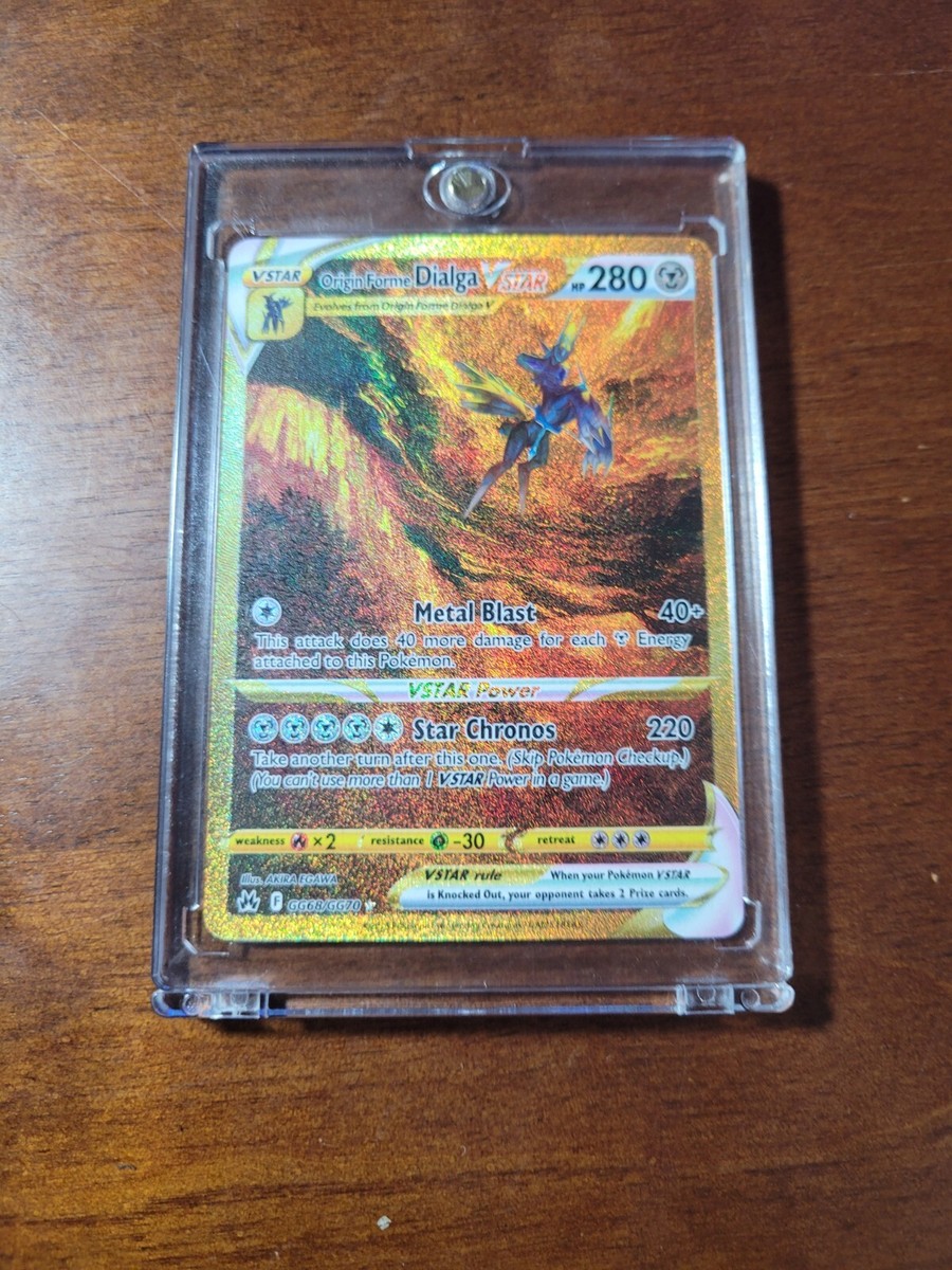 Origin Forme Dialga VSTAR GG68/GG70 Gold Secret Rare Crown Zenith
