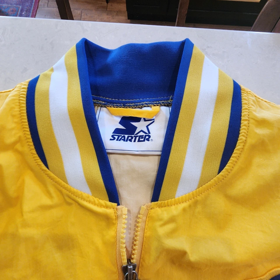 Chaqueta Dugout Milwaukee Brewers Estilo Vintage Starter 1/4 Cremallera Talla Para Hombre XXL Foto 4 de 4