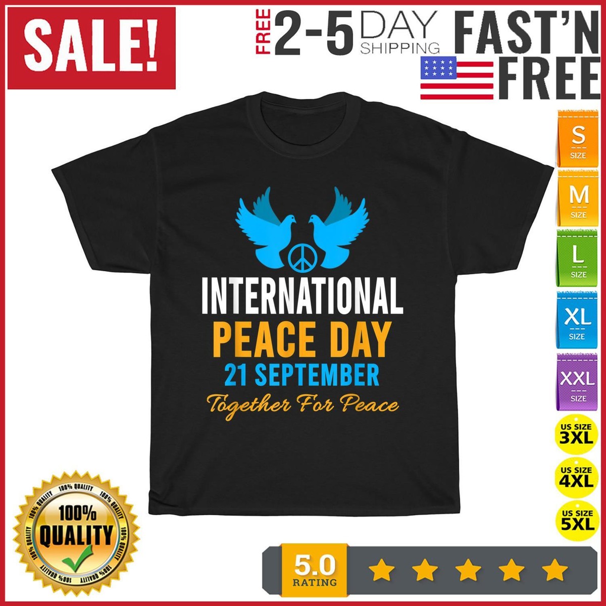 International Day of Peace Shirt - Peace Day - 21 September T