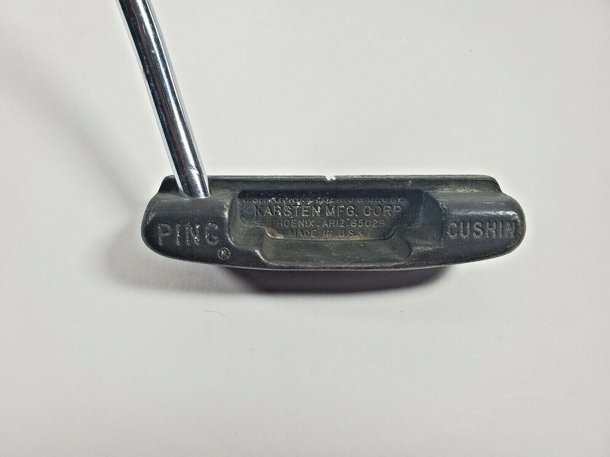 Putter Ping Cushin Vintage 1967 - Bronze Manganèse, Manche 35 Pouces - Occasion Avec Patine