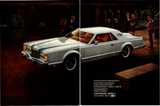 Ford Continental Mark V 2 page Original Vintage Print Ad