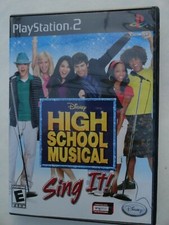 High School Musical: Sing It Sony PlayStation 2 PS2 NTSC USA GAME+CASE+MANUAL