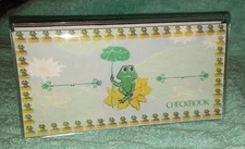 Neil The Frog Theme Generic Checkbook Cover & Register