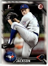 2016 Bowman Draft #BD-116 Zach Jackson 1st Toronto Blue Jays Baseball