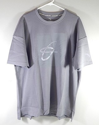 Anta Gordon Hayward Alpha Next Short Sleeve Tee Shirt 3XL Sandstorm Grey New