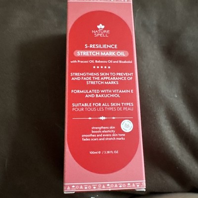Nature Spell S-Resilience Stretch Marks Oil 3.38 Fl Oz - Body Oil - NEW!