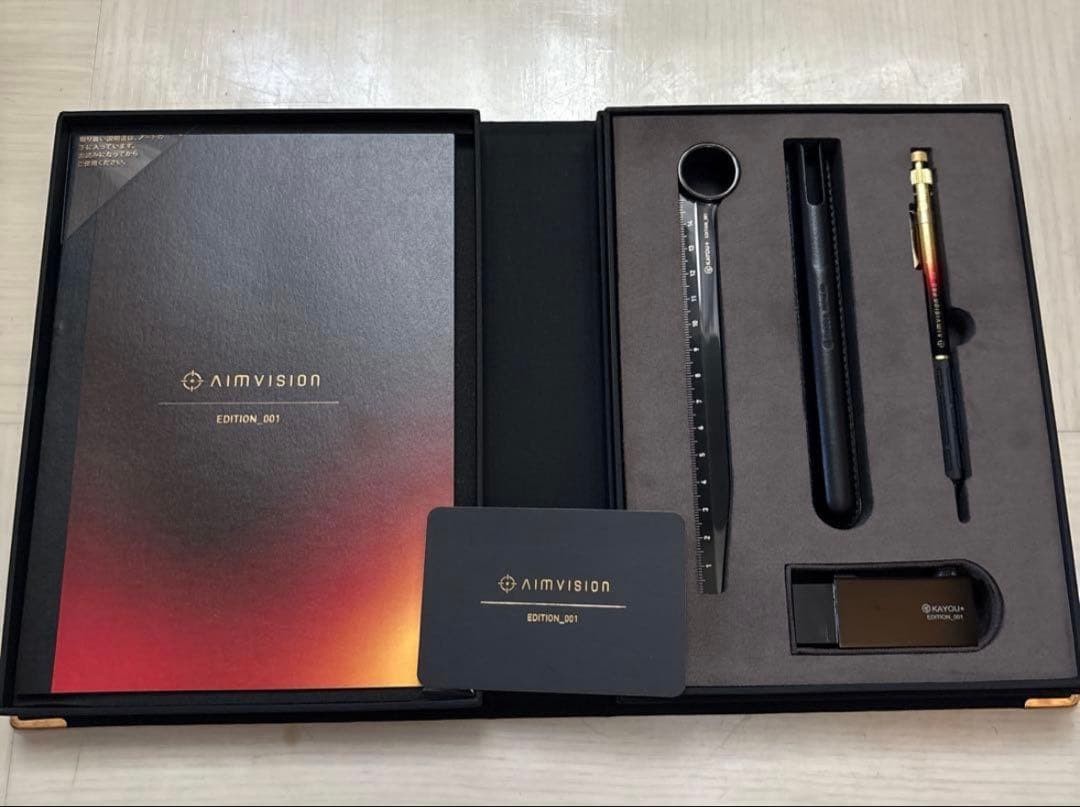 KAYOU+ AIMVISION PRO KOHAKU EDITION_001 Mechanical Pencil Set Limited 3000