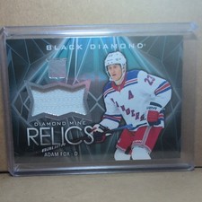 2024-25 Upper Deck Black Diamond - Diamond Mine Relics Adam Fox Dmr-af Mem