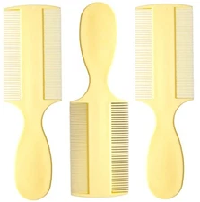  Fine Tooth Baby Comb [Pack of] Double Sided Hair Comb For Babies With Extra 3