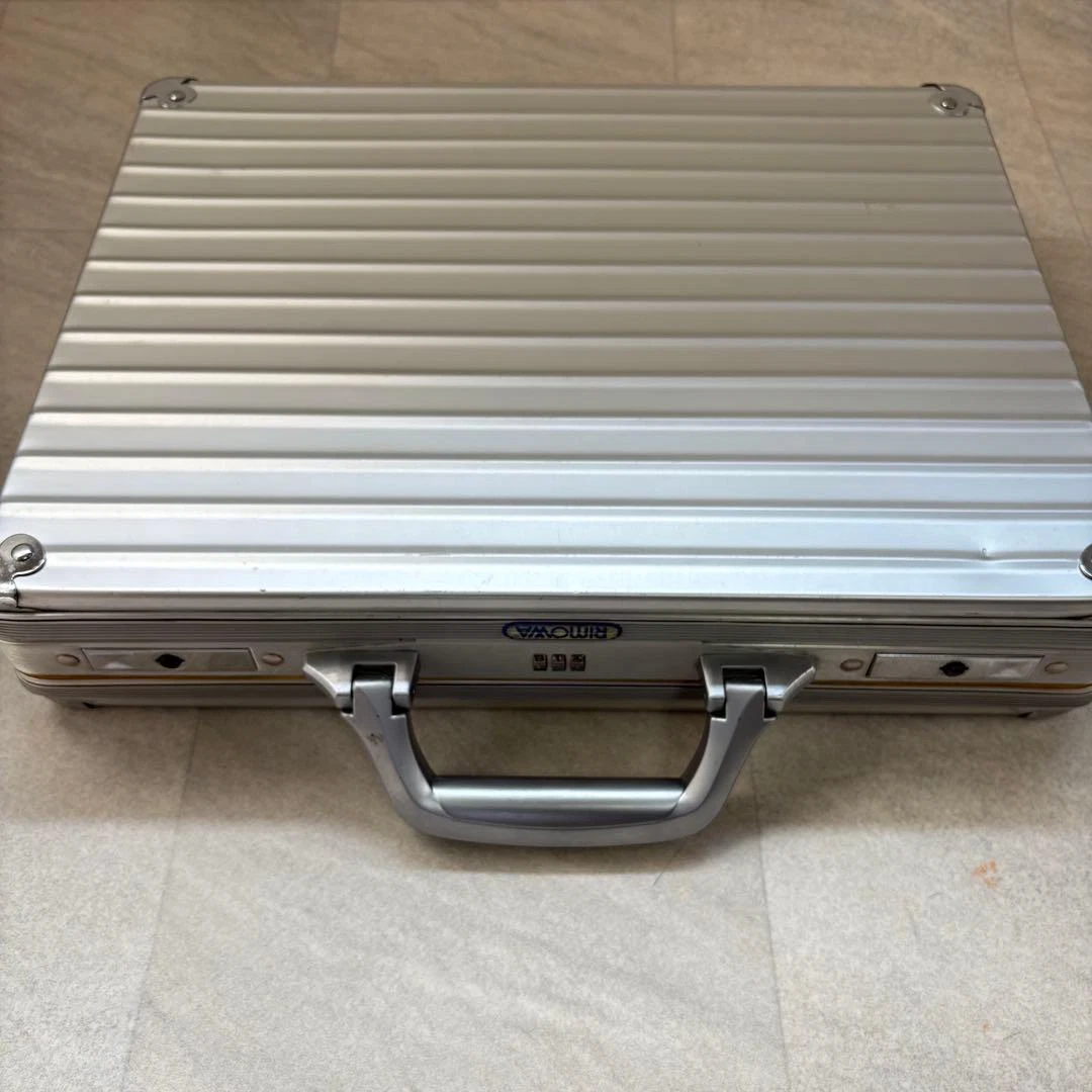 RIMOWA TOPAS Vintage Aluminum Attache Case Silver Business