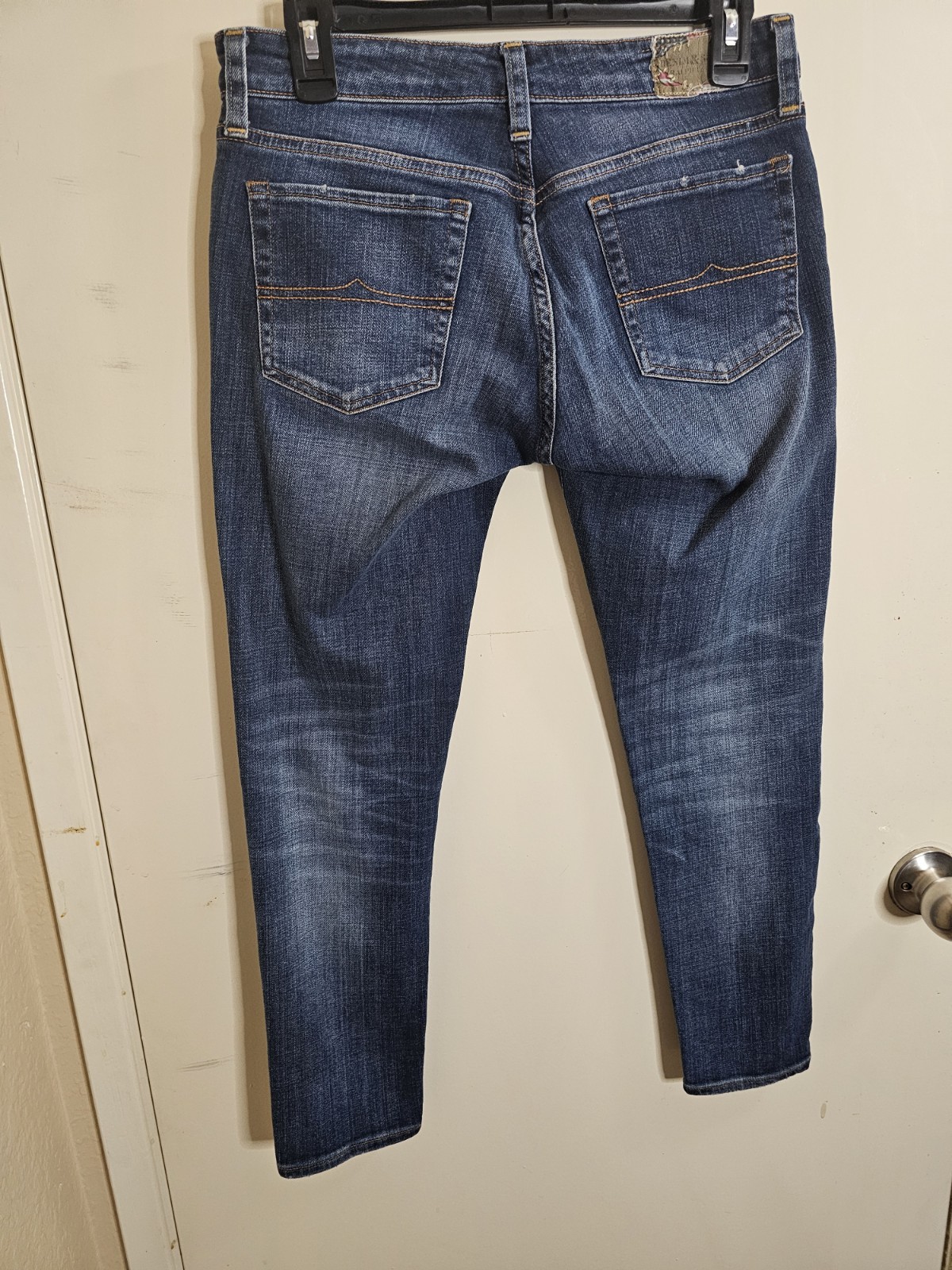 Ralph Lauren Denim & Supply Womens Crop Skinny Dark Wash Jeans Size 28 thumbnail 3