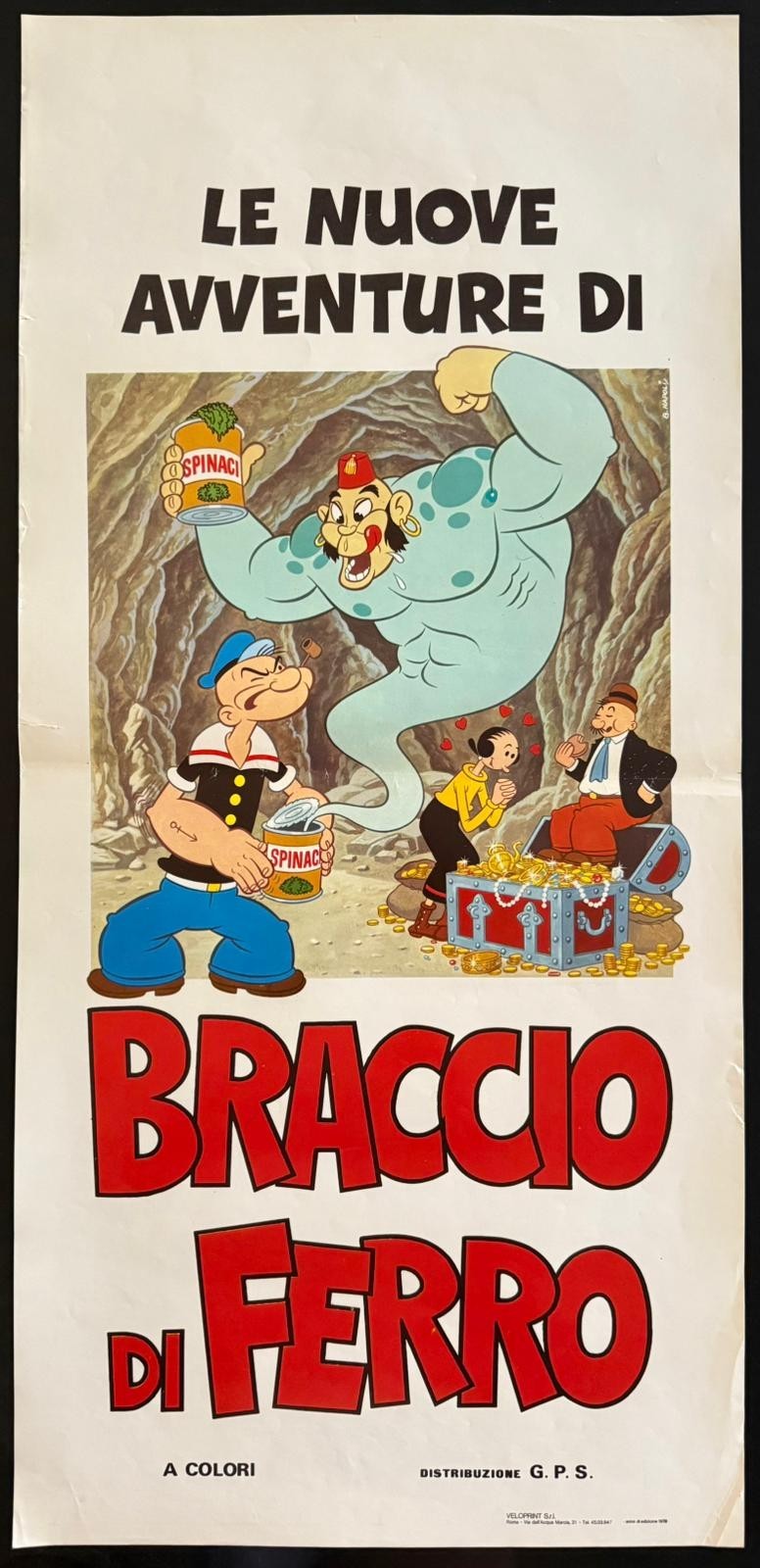 Locandina di LE AVVENTURE DI BRACCIO DI FERRO (1958)