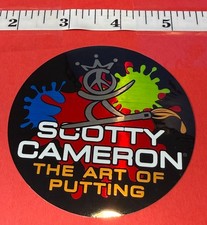 SCOTTY CAMERON THE ART OF PUTTING STICKER / DECAL
