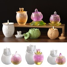 Large Jar Resin Mold Creative Silicone Pots Molds Holder Organiser Mould