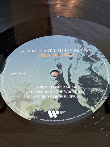 Robert Plant/Alison Krauss Raise the Roof Dbl G/F LP 2021 All NM See all pics - Picture 3 of 7