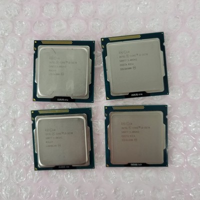 Lot of 4 - Intel Core i5-3570 Processor (3.40GHz, 4 Cores, LGA 1155) - SR0T7