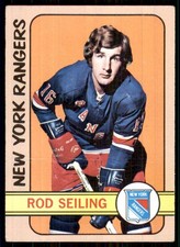 1972-73 Topps CREASED #149 Rod Seiling New York Rangers