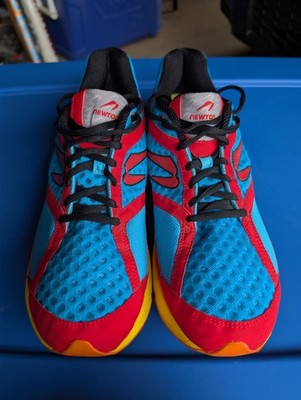 Newton Gravity Shoes Blue Red Yellow Road Athletic Running Sneakers Size 12.5 
