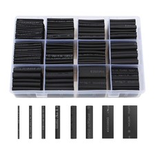 650pcs Heat Shrink Tubing Black innhom Heat Shrink Tube Wire Shrink Wrap UL A...