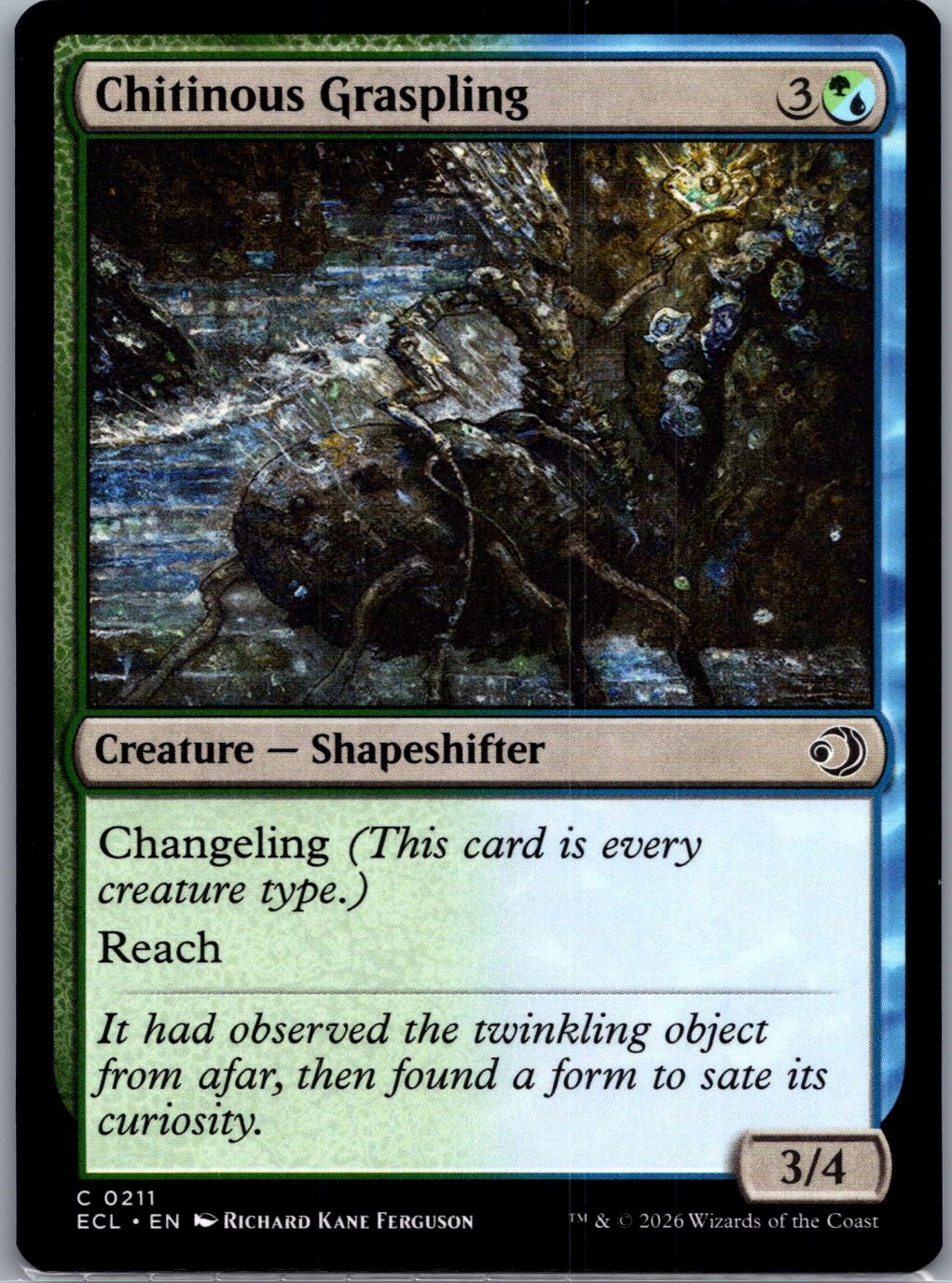 Lorwyn Eclipsed #211 Chitinous Graspling