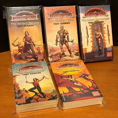 Dark Sun: Complete First Edition Prism Pentad Series 1-5, Dungeons & Dragons Lot