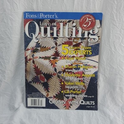 Fons & Porters Love Of Quilting Magazine January February 2006 Triangle Rulers