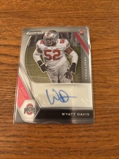 2021 Panini Prizm Draft Picks Autographs #98 Wyatt Davis Ohio state