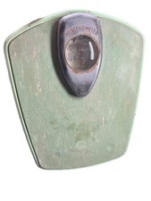 Vintage Borg Bathroom Weight Scale Green 250 lb. Capacity Tested Works CE10