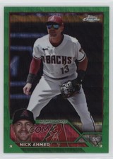 2023 Topps Chrome Update Green Wave Refractor 64/99 Nick Ahmed #USC29 1n1m