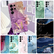 Custom Marble Case Frosted Silicone Cover For Samsung Galaxy A35 A16 A15 S25 S24