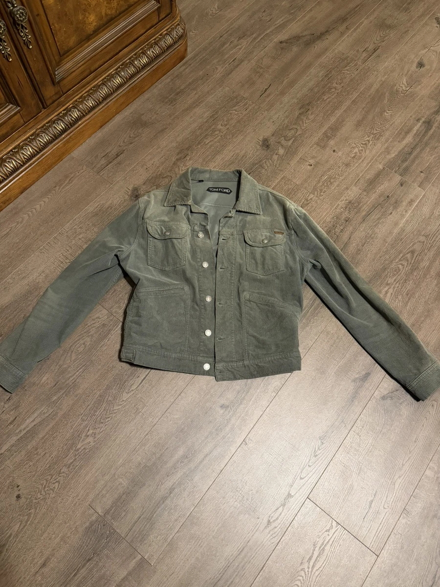 TOM FORD オリーブグリーン パイル地ジャケット46※訳あり s-l1200.png