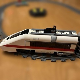 LEGO City RC Train Passenger Train 7897 In 2006 Used Retired W/Manuals