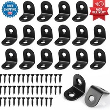 L Brackets for Wood 20 Pcs Corner Brace Right Angle 90 Degree with Screws