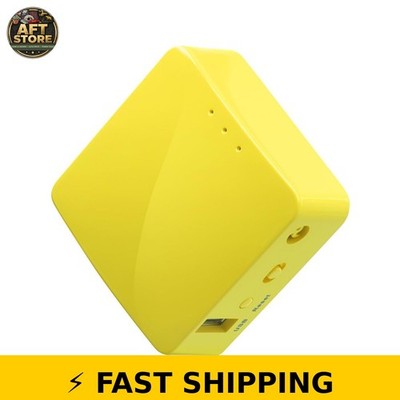 GL.iNet GL-MT300N-V2 Portable Mini VPN WiFi Router - Mango