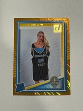 Hailey Van Lith Orange Laser 075/199 - 2025 Donruss WNBA - Rated Rookie #88